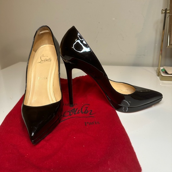 Christina louboutin Pigalle Platform Heels patent Black - Picture 4 of 4